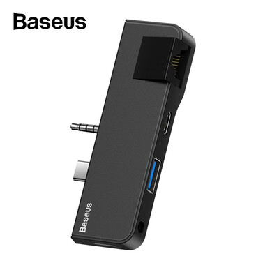 

Baseus Multifunctional HUB for Surface Go expand HUB with Type-CAudio to RJ45USB30Type-CAudio