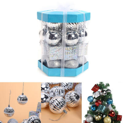 

28pcs 60mm Plastic Balls Christmas Decorations Ball Party Ornament Gift