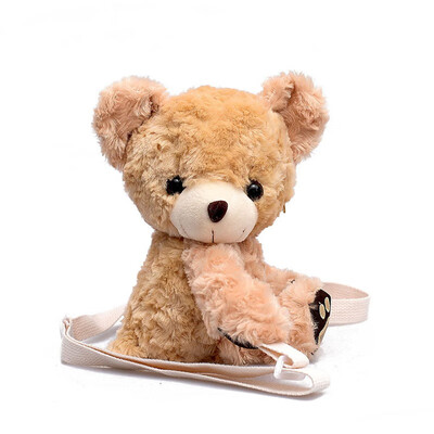 

Cute Girls Hot 2019 Women Winter Plush Handbag Childrenl Messenger Bag Bunny Cute Bear Shoulder Cross-body Bags