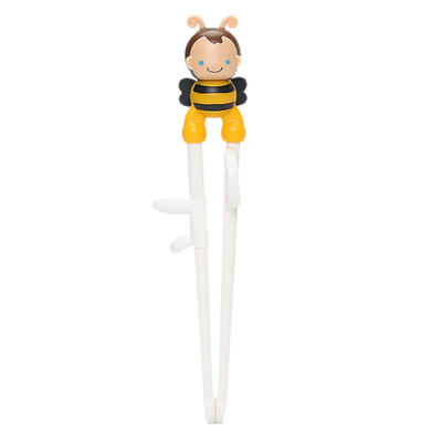 

Cute Training Chopsticks Children Learning Baby Stainless Steel Dinnerware