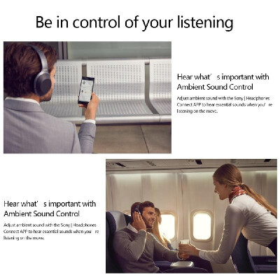 

SONY WH-1000XM2 Wireless Noise-Canceling Headphones Over Ear Bluetooth Headset with Mic Hi Res Audio&Active Sound Cancellation