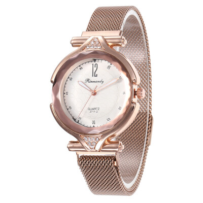 

Magnet magnet strap fashion ladies diamond watch student simple pop quartz watch