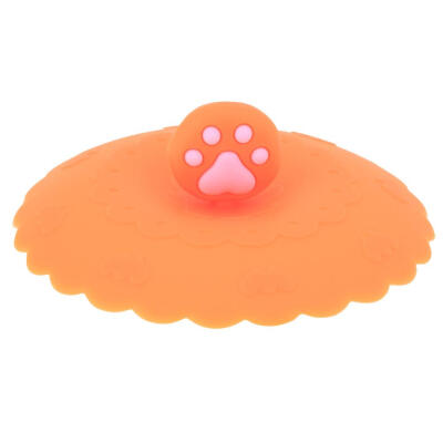 

10cm Dia Silicone Cartoon Cup Lid Leakproof Thermal Insulation Cup Cover