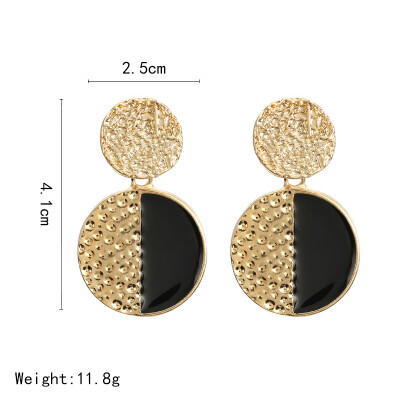 

2019 Retro womens fashion statement earring Acrylic Acetic Acid Drop Earrings for wedding gift wholesale