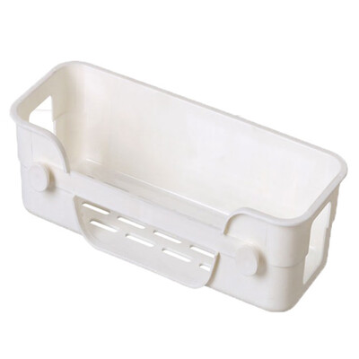 

Kitchen Bathroom Wall Storage Shelf Hanging Rack Corner Basket Holder Organizer