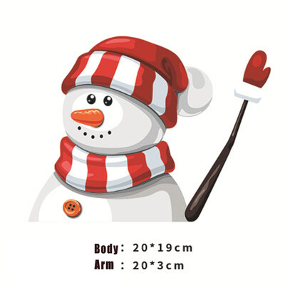 

Christmas Rear Windshield Santa Claus Window Decals Car Wiper Stickers Xmas 2019