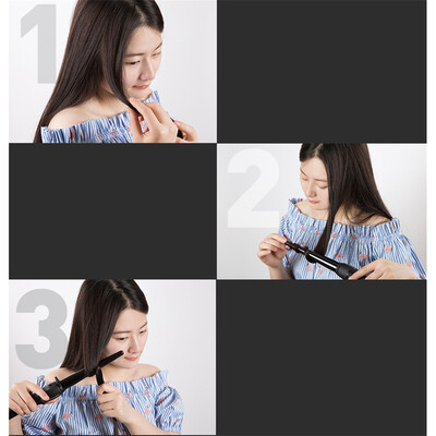 

Gobestart Professional Heating Anion Straightener Dry And Wet Use Curler Hair Care 19MM