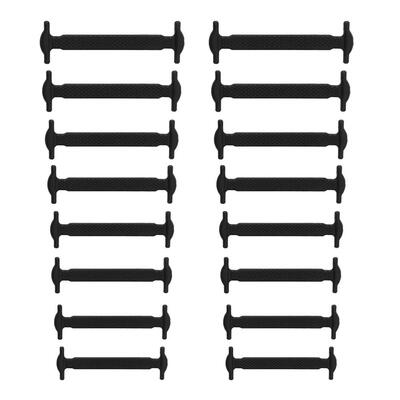 

8 PairsSet Silicone Shoelaces Children Elastic Multifunctional Shoe String