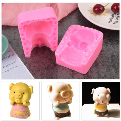 

Gobestart DIY Baby Pig Shape Cake Decor Mold Mousse Cake Ice Cream Baking Mould