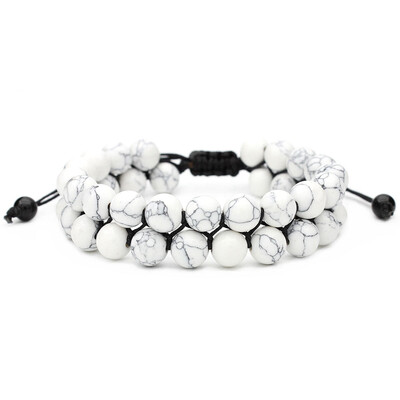 

New Trendy Lava Stone Charm Bracelet For Men Women Best Jewelry