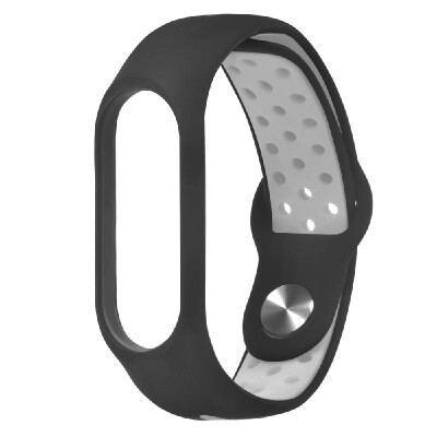 

Silicone Watchband Lightweight Ventilate Watch Strap Wristband Bracelet for Xiaomi Mi Band 3 Wrist Strap