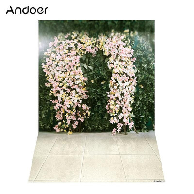 

Andoer 15 21m5 7ft Blossoming Paper Flower Photography Background Wedding Backdrop Photo Studio Pros