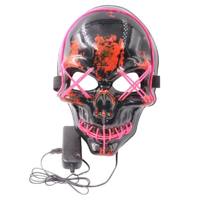 

Halloween LED Mask Cosplay Festival Masks Dark Night Light EL Line Light Mask Holiday Party Available Multicolor Optional