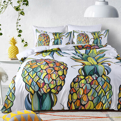 

Pattern Printed Duvet Cover Set Home Soft Bedding Set