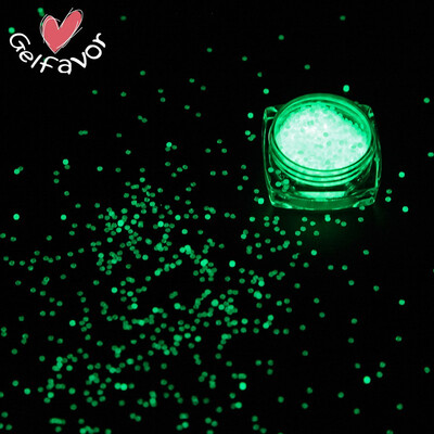 

ROSALIND Fluorescent Luminous Nail Art 15mm 3mm Ultra-thin Nail Glitter Flakes