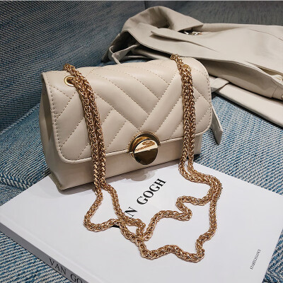 

Senior sense bag female 2019 new wave Korean version of fashion casual temperament wild chain shoulder slung small square bag