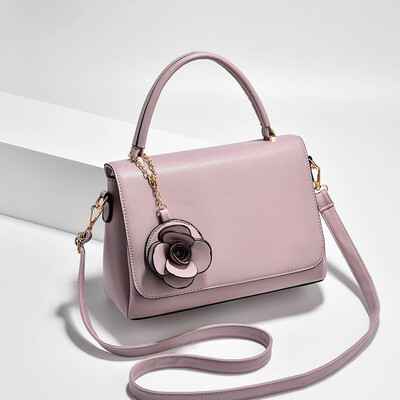 

2019 new cool tide shoulder diagonal small bag flower Korean fashion handbags Messenger small square bag