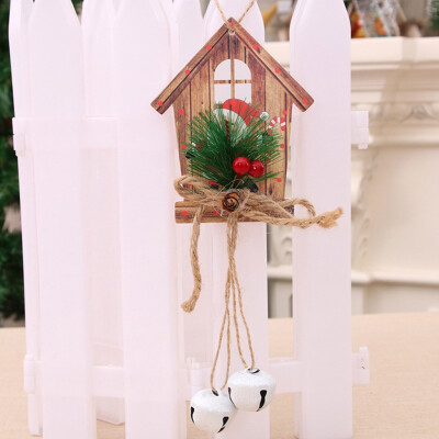 

Gobestart Christmas Xmas Tree Hanging Pendant Wind Bell Door Hanging Decoration