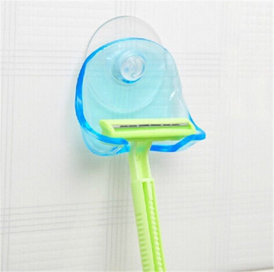 

Siaonvr Shaver Toothbrush Holder Washroom Wall Sucker Suction Cup Hook Razor Bathroom