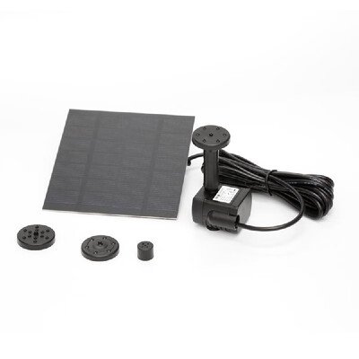 

Square 7V 12W 180 LH Solar Fountain Water Pump Panel Kit for Pool Garden Pond Waterpump Aquarium Brushless