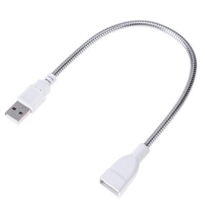 

USB Male to Female Extension LED Light Adapter Cable Metal Flexible Tube