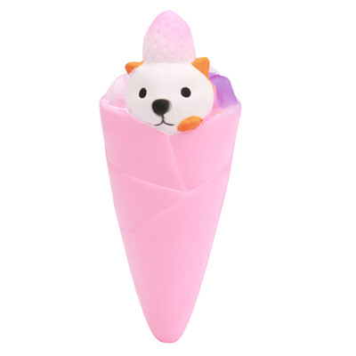 

Tailored Bear Ice Cream Scented Slow Rising Collection Squeeze Stress Reliever Toy