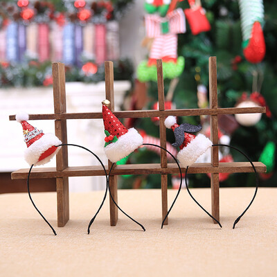 

〖Follure〗Hot Christmas Headband Santa Xmas Party Decor Double Hair Band Clasp Head Hoop