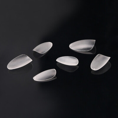 

Toponeto 288pcsBox Nail Slim Matte Short Surface Scrub Polished False Nail Art Tips