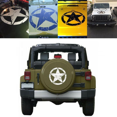 

20&39&39 ARMY Star Graphic Decals Motorcycle SUV Car Stickers Vinyl Car-styling