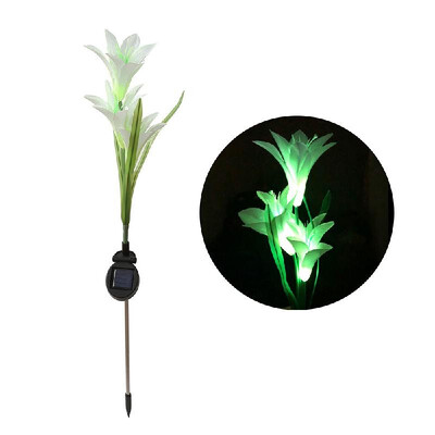 

Outdoor LED Path Lamp Solar Garden Stake Lights Garden Solar Powered Flower Decorative Lights
