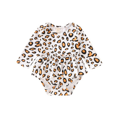 

Infant Bodysuit Jumpsuit Baby Girls Boys Long Sleeve Leopard Rompers Kids Sleeveless Bodysuit With Headband Newest
