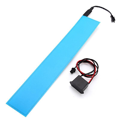 

12"x2" 12V Flexible Electroluminescent Tape EL Panel Backlight Decoratiive Light with Inverter