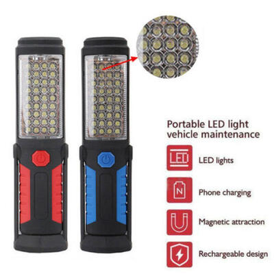

LED COB Inspection Lamp Work Light Flexible Rechargeable Hand Torch Magnetic UK