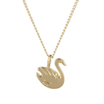 

Fashion Jewelry New Arrived Graceful Swan Lady Animal Pendant Necklace For Women