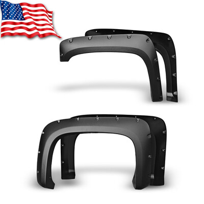 

Rugged Texture for 07-13 Chevy Silverado 15002500HD3500HD Rivet Fender Flares