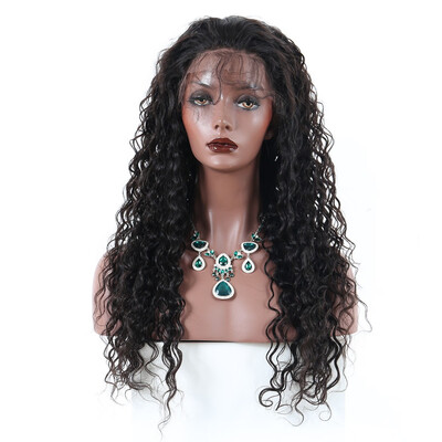 

Dolago Deep Wave 360 Lace Frontal Wig Pre Plucked With Baby Hair 150 Density Peruvian Lace Front Human Hair Wigs