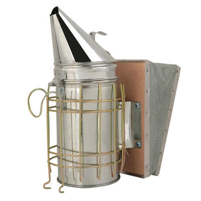 

Greensen Galvanized Iron Beehive Smoker with Heat Shield Beekeeping Equipment