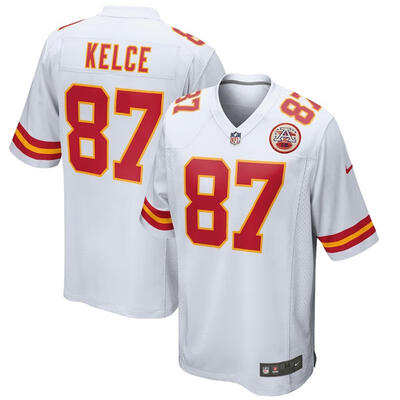

Mens Football Jersey Kansas City Chiefs Travis Kelce White Game Jersey