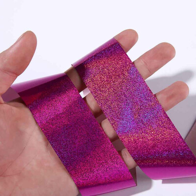 

Toponeto 1 roll of Laser Holo Holographic Nail Foils Nail Art Transfer Sticker