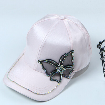 

New stylish bow silk cotton Hat Korean men&women in England retro couple Cap wholesale