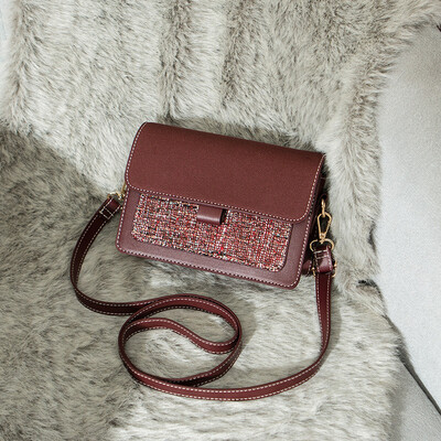 

Frosted small womens bag tide small square bag fashion Korean version of single shoulder chain Joker Messenger bag ins