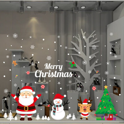 

AMJ134 Christmas Cartoons PVC Window Wall Sticker