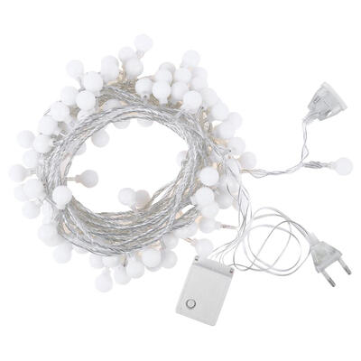 

87m Creative 100LED Frosted Ball Light String Wedding Festival Party Decor