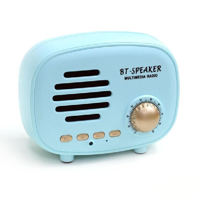 

Q108 Retro Bluetooth Speaker Bluetooth 41 Multimedia Radio Mini Portable Sound Box Support FM Radio U disk TF Card Handsfree