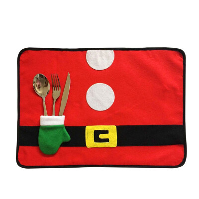 

AY - hq247 Christmas Decoration Green Gloves Table Mats