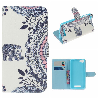 

MOONCASE Wiko Lenny3 Max Painted Pattern Holster - Elephant Mandala