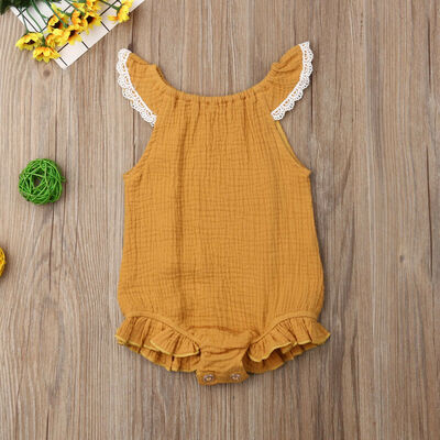 

Cute Infant Baby Girls Romper Bodysuit Babygrow Outfits Summer Clothes 0-24M