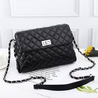 

The Korean version of Joker Lingge chain bag shoulder Messenger bag simple atmosphere mini womens bag