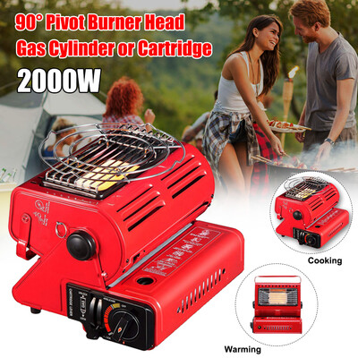 

Portable Butanes Gas Heaters Outdoor Camping Space Heaters Grill Warmer Barbecue Cooking Stoves for Travel Fishing Hiking