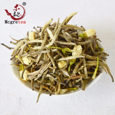 

Jasmine Yinzhen Baihao Highly flavored typeJasmine tea 2019 new tea big white hair 250g very good Jasmine Yinzhen Baihao Hi